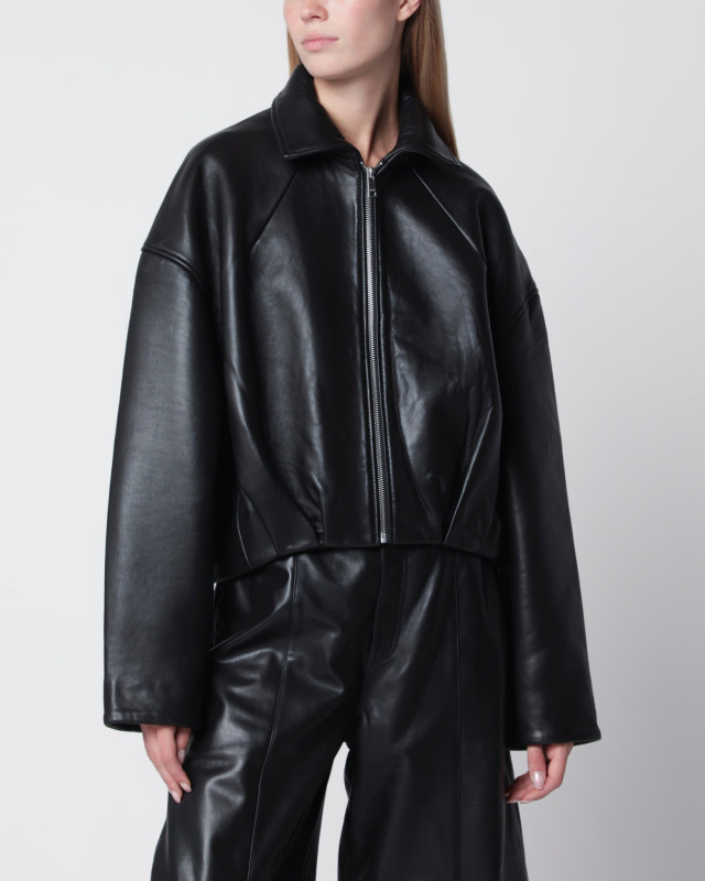 [ROTATE] Leather Jacket FW26 116544100BCR1585
