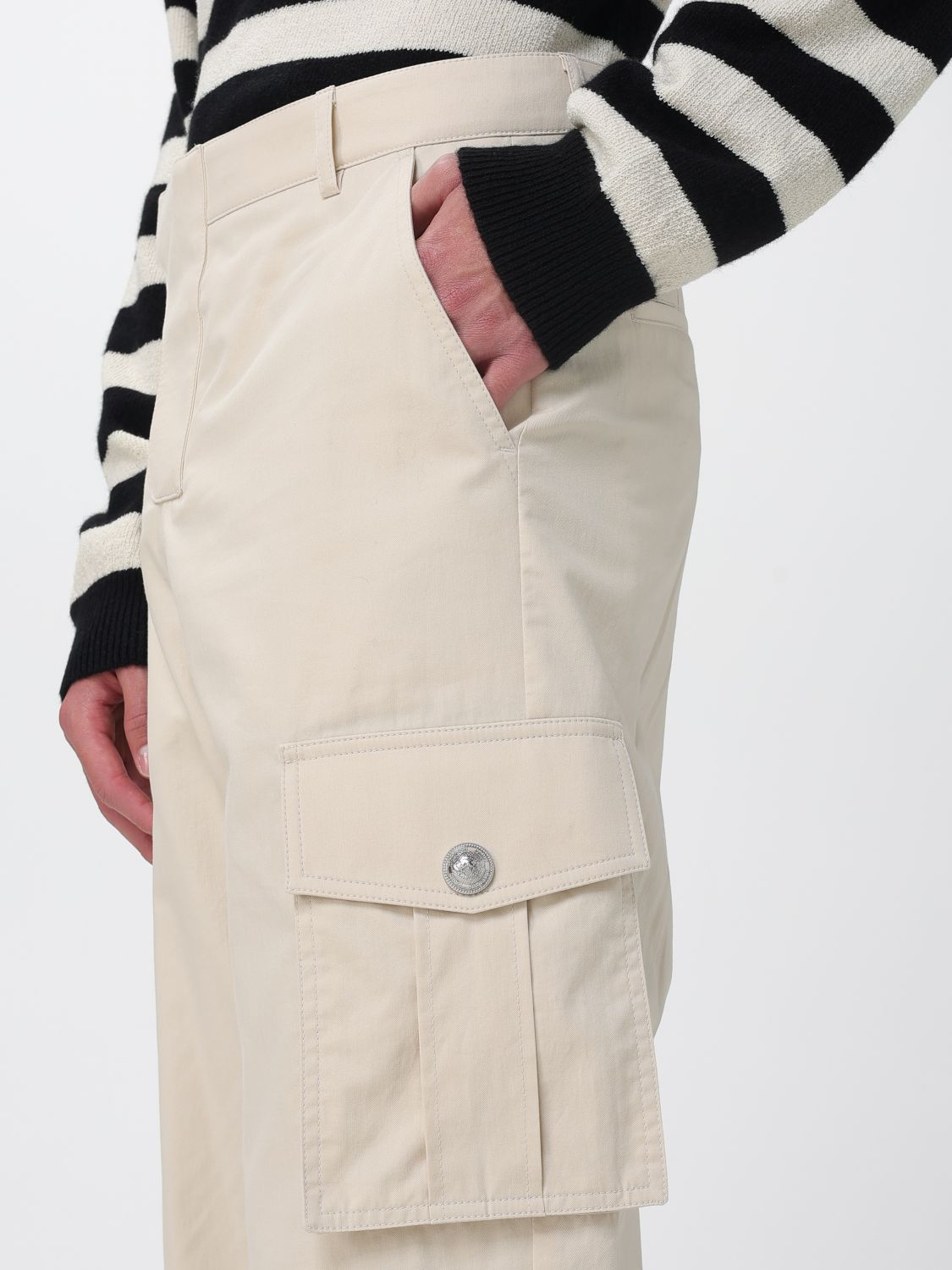 [Balmain] Trousers FW25 FH1PM095CG15 0AS
