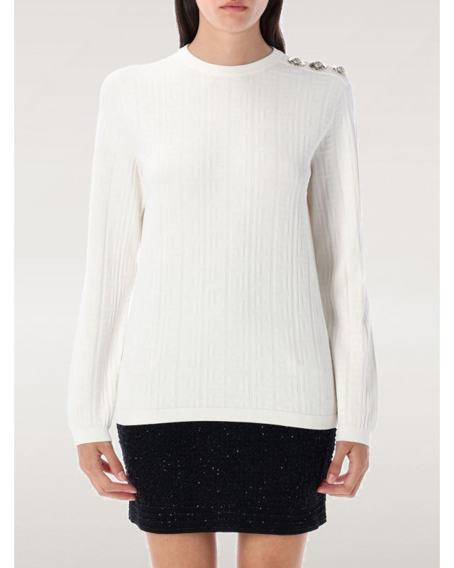 [Balmain] Knitwear FW25 FF1KD090KI63 0KA