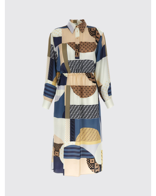 [Fendi] Long sleeve dress FW25 FDD374AUQM F1SAT