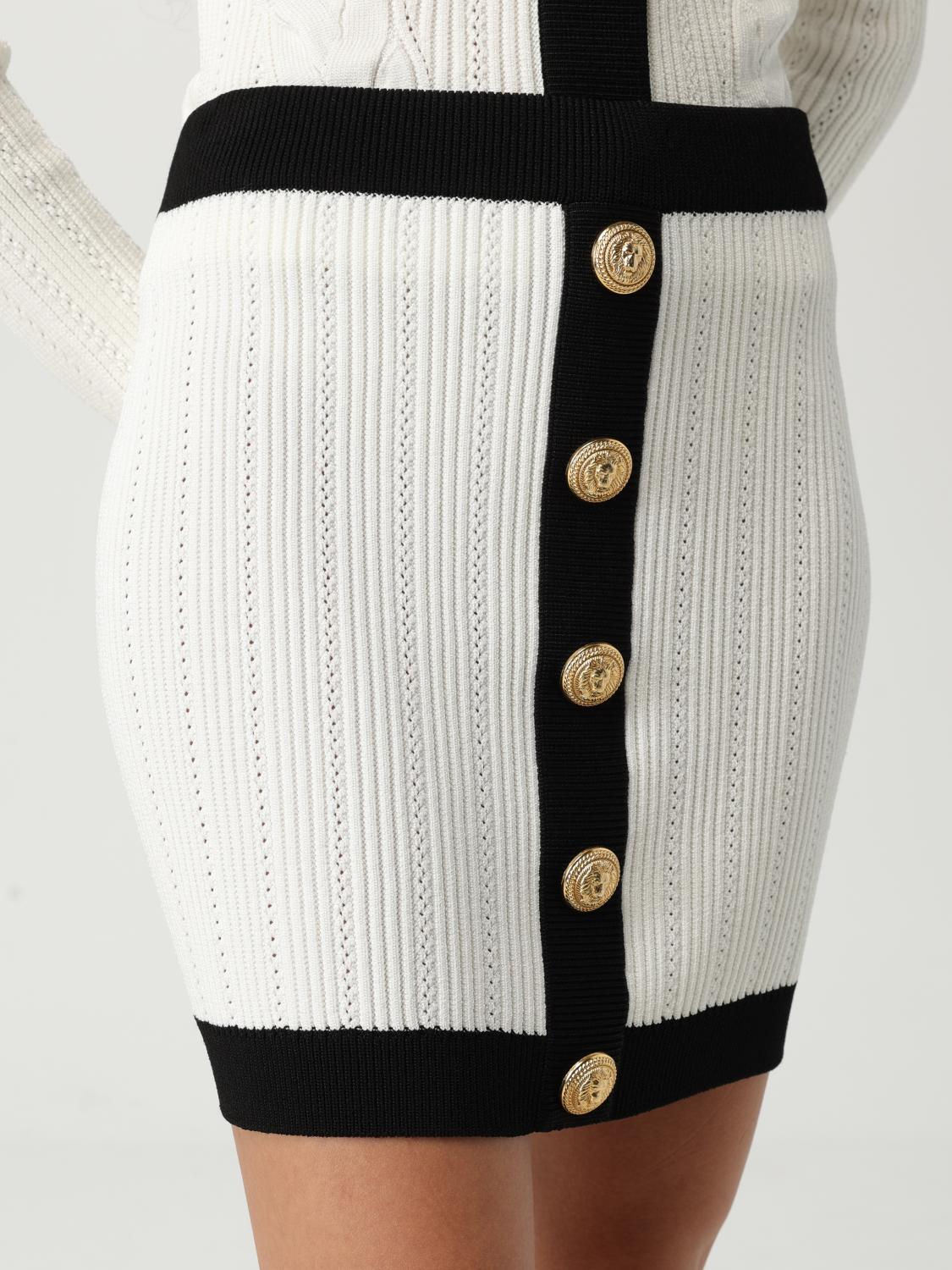 [Balmain] Mini skirt FW25 FF1LB039KI64 GAB