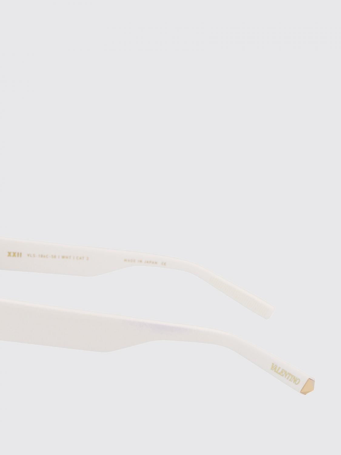[Valentino Garavani] Sunglasses FW25 VLS-106C-50-LTD500 White-Yellow Gold w/Dark Grey