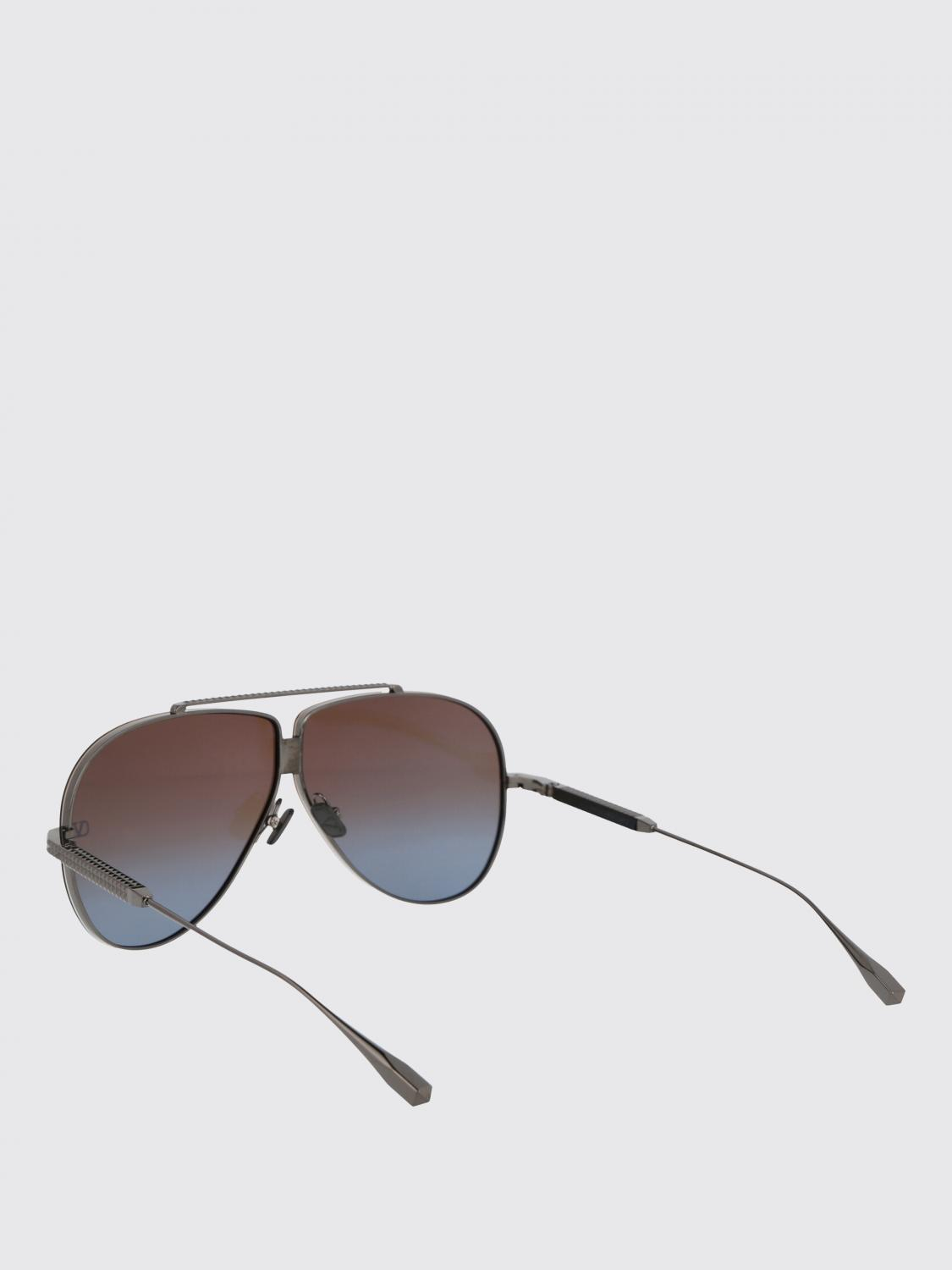 [Valentino Garavani] Sunglasses FW25 VLS-100C-64 C BLACK RHODIUM W/ DARK BROWN TO BLUE GRADIENT