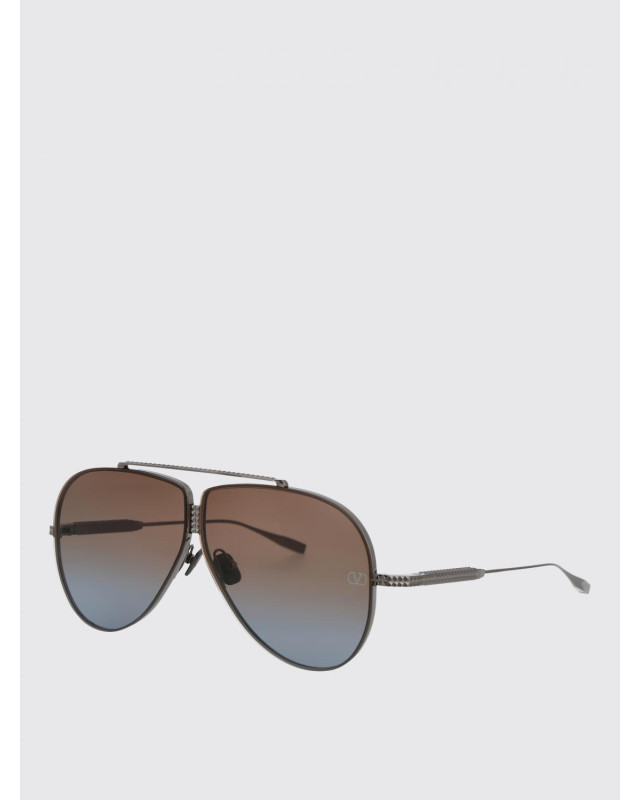 [Valentino Garavani] Sunglasses FW25 VLS-100C-64 C BLACK RHODIUM W/ DARK BROWN TO BLUE GRADIENT