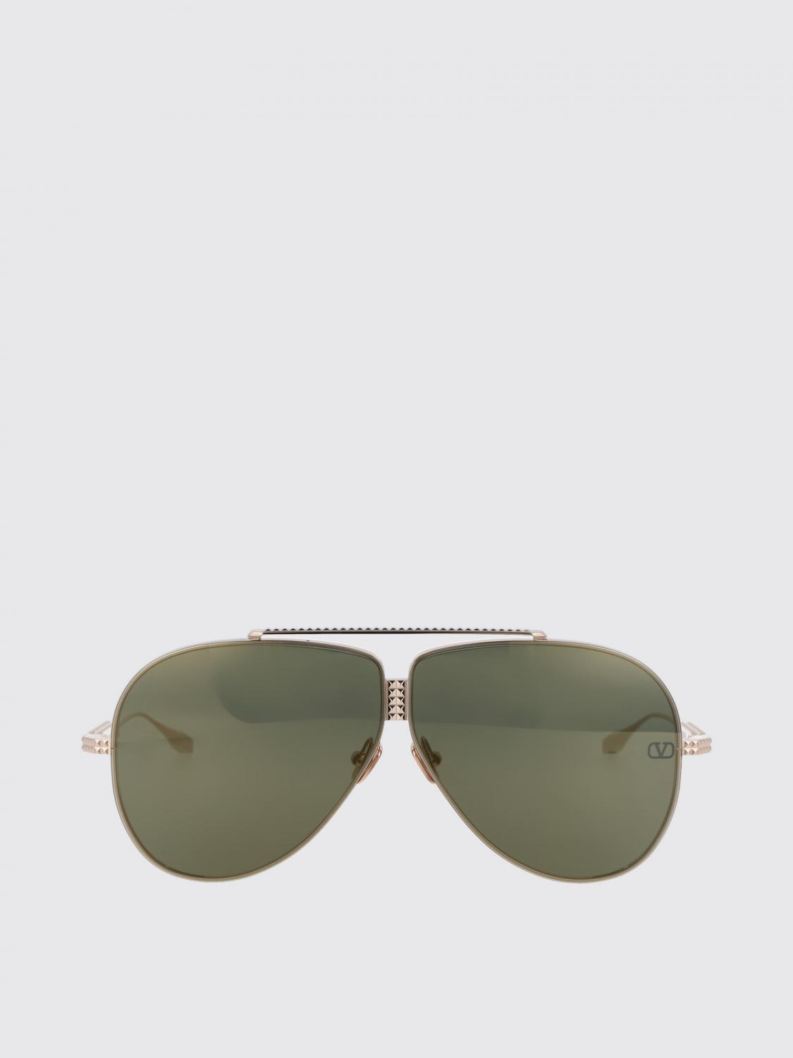 [Valentino Garavani] Sunglasses FW25 VLS-100B-64 B WHITE GOLD W/ G-15 GOLD FLASH MIRROR