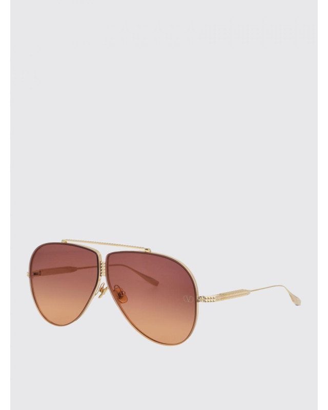 [Valentino Garavani] Sunglasses FW25 VLS-100D-64 D LIGHT GOLD W/ VIOLET TO ORANGE