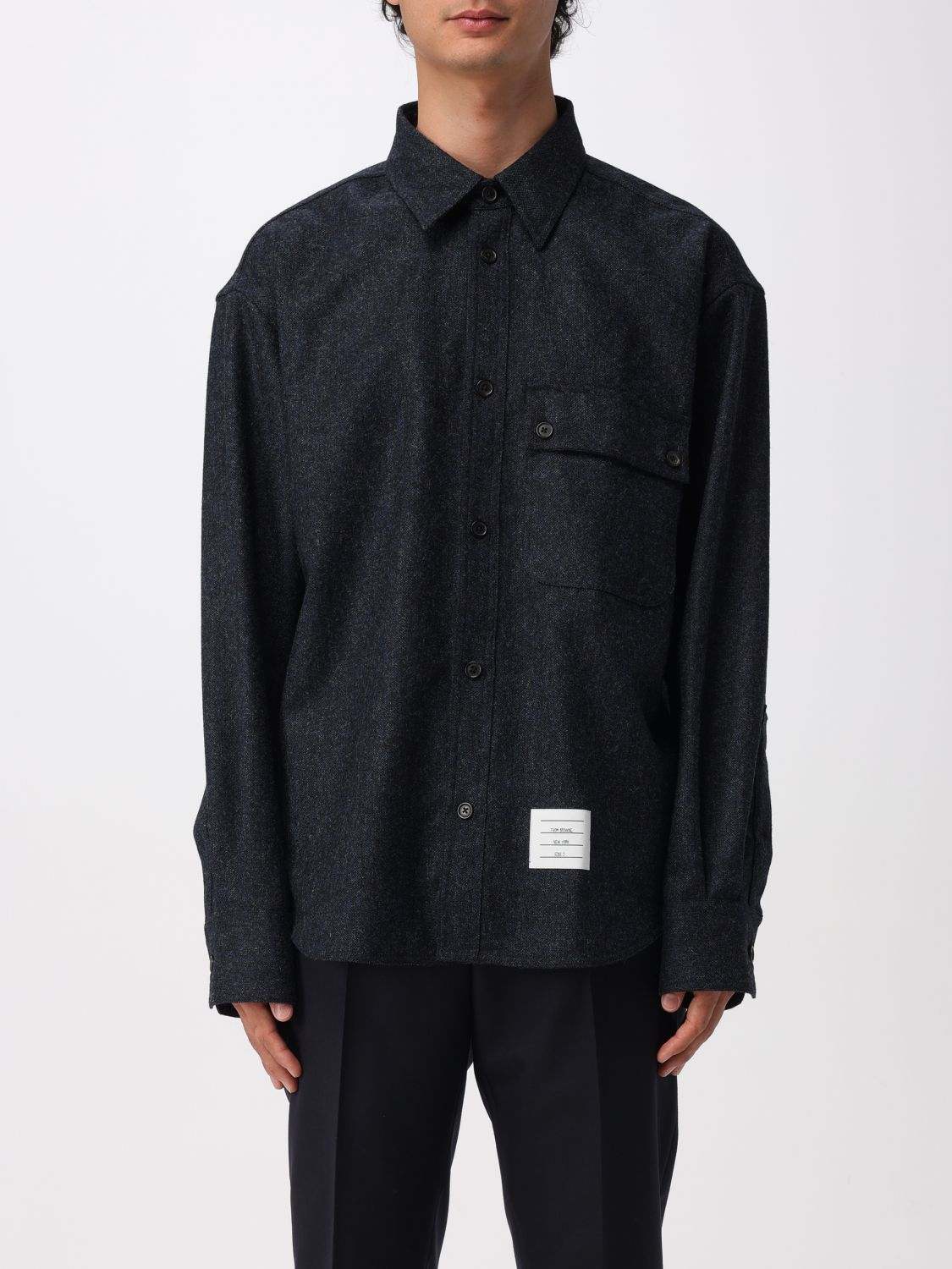 [Thom Browne] Shirts Long Sleeve FW25 MWL420A05385 415
