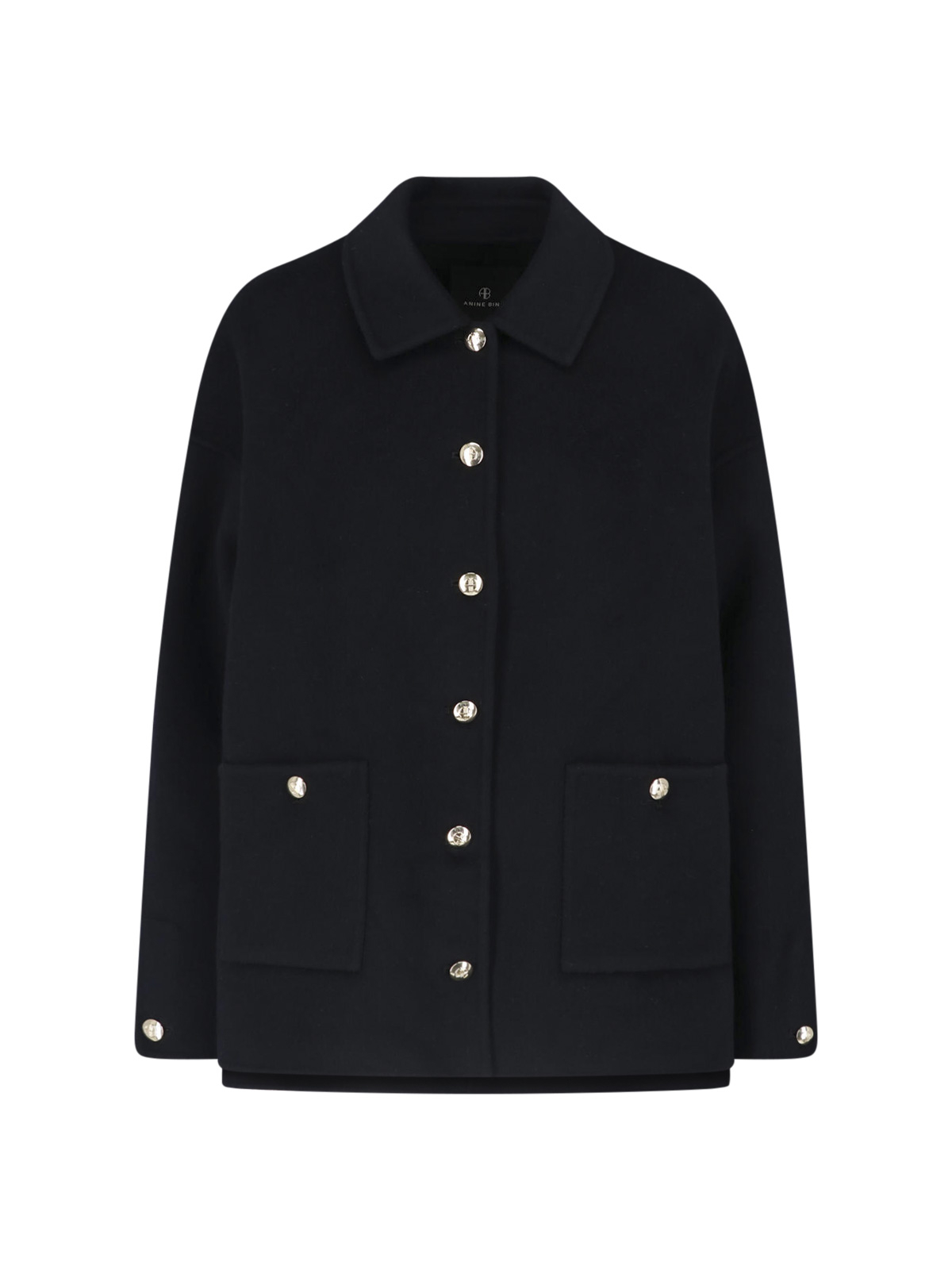 [Anine Bing] Casual Jacket FW26 A 01 10442 BLK26BLACK CASHMERE BLEND