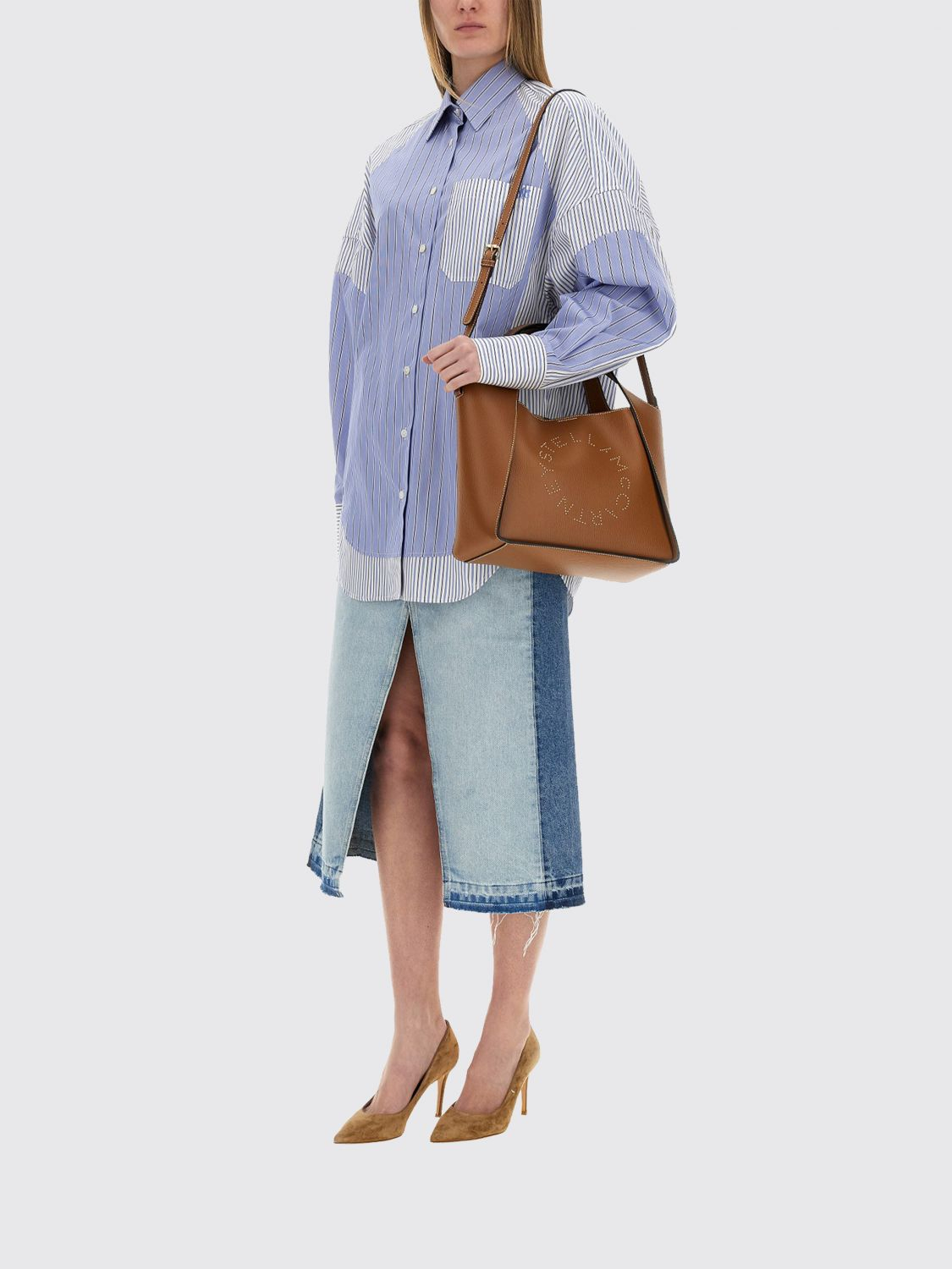 [Stella McCartney] Shirts Long Sleeve FW25 6201363FR115 8525