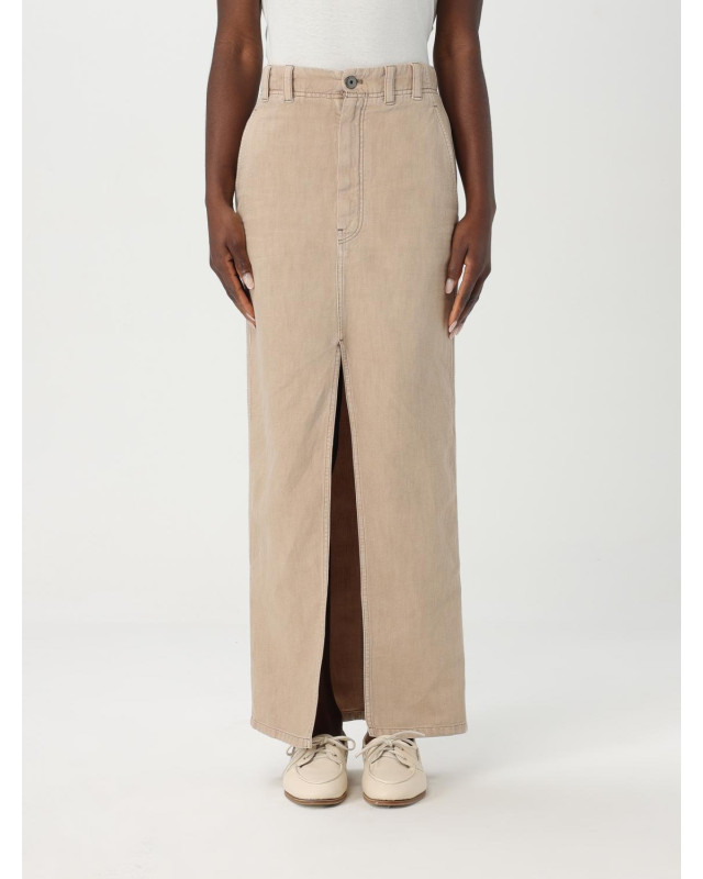 [Brunello Cucinelli] Long skirt SS25 ML996G3822 C2910