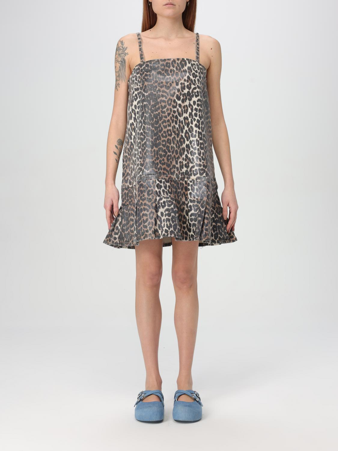 [GANNI] Sleeveless dress FW25 J1661 943