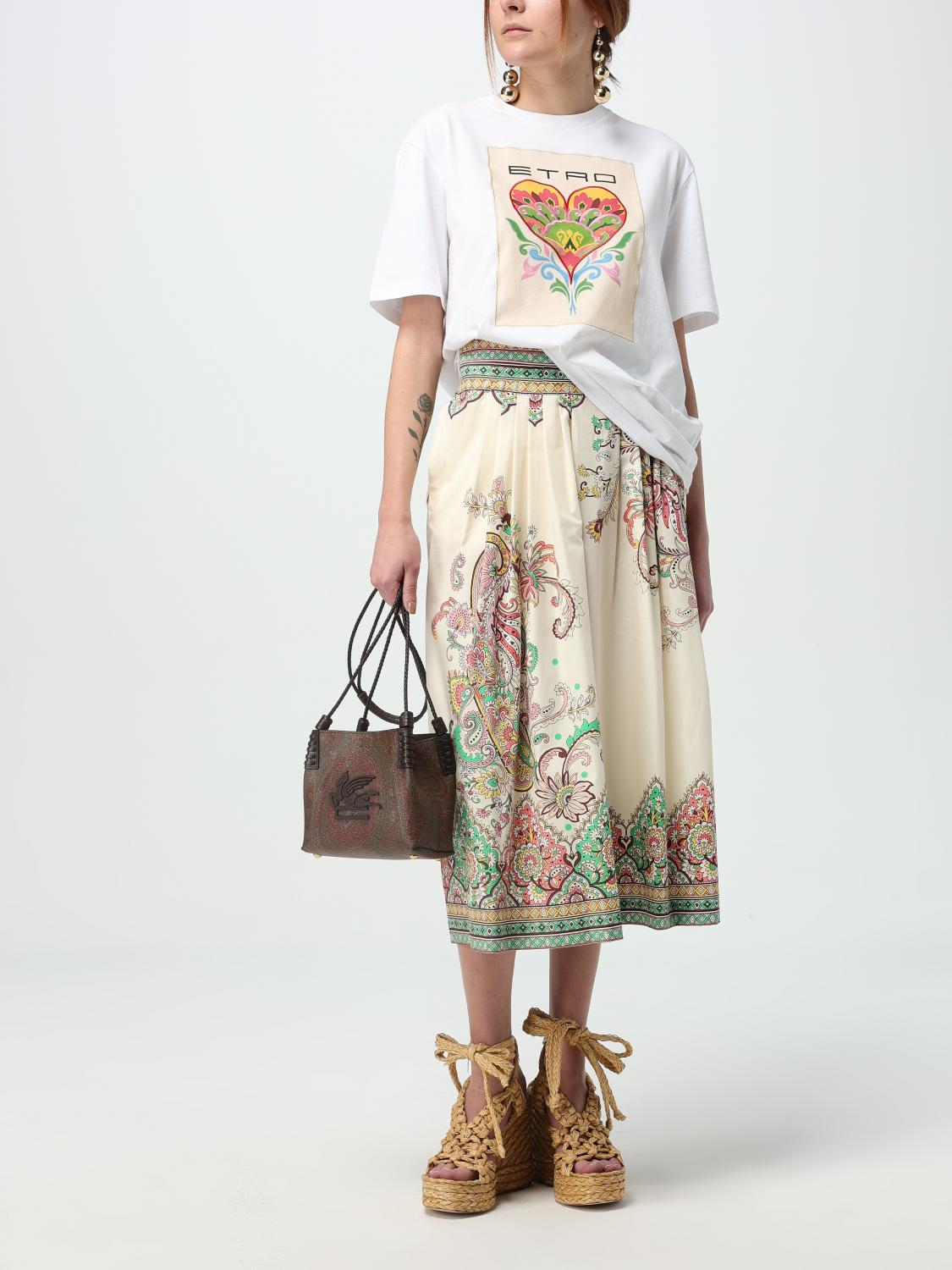 [Etro] Midi skirt SS25 WRFA011299SP5B8 X0802