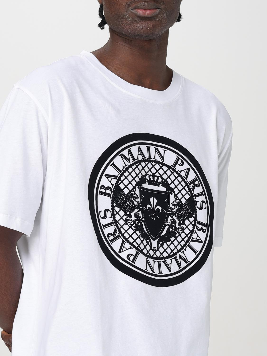 [Balmain] T-shirts Short Sleeve FW25 EH1EG010BB17 GAB