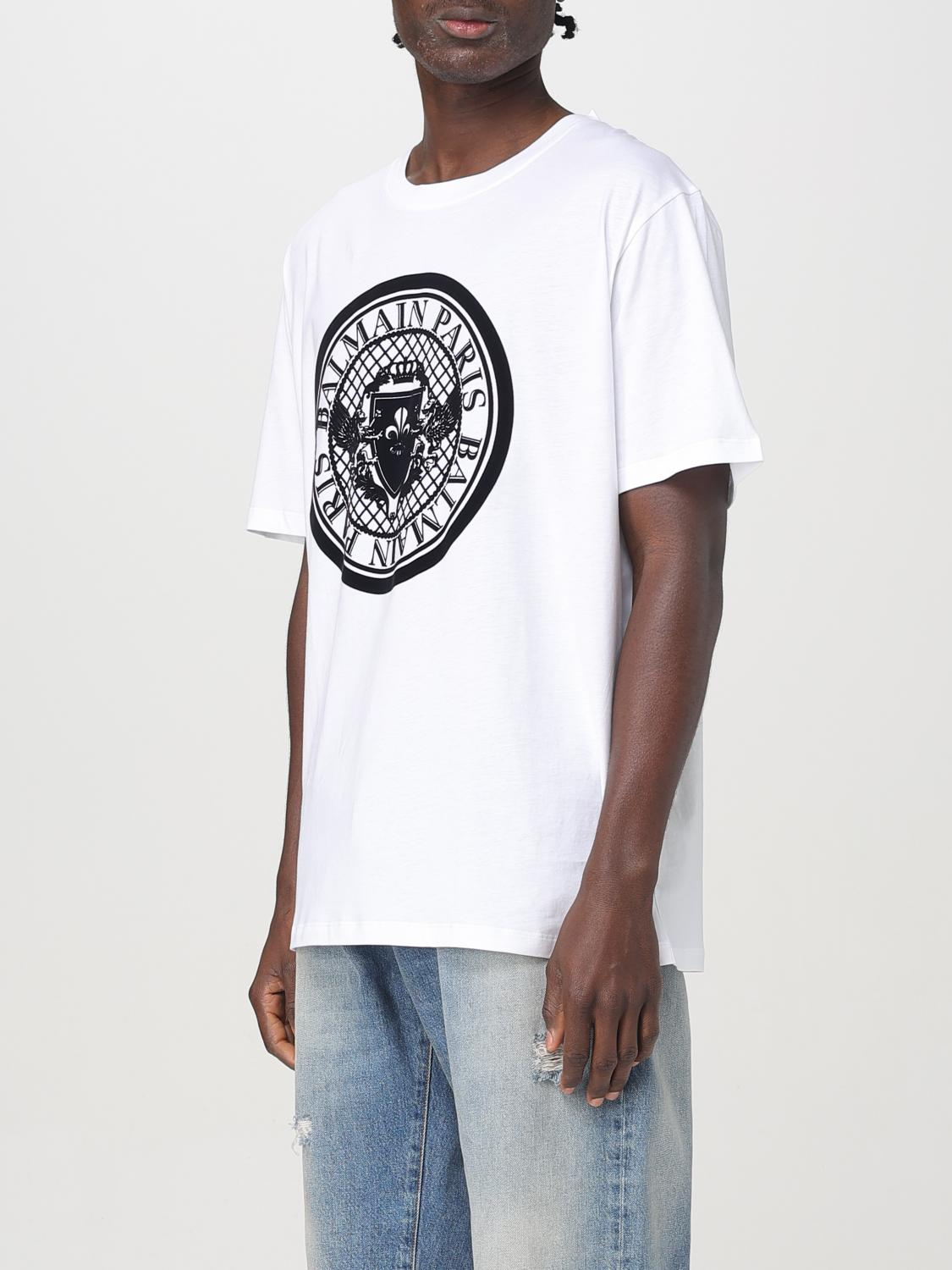 [Balmain] T-shirts Short Sleeve FW25 EH1EG010BB17 GAB