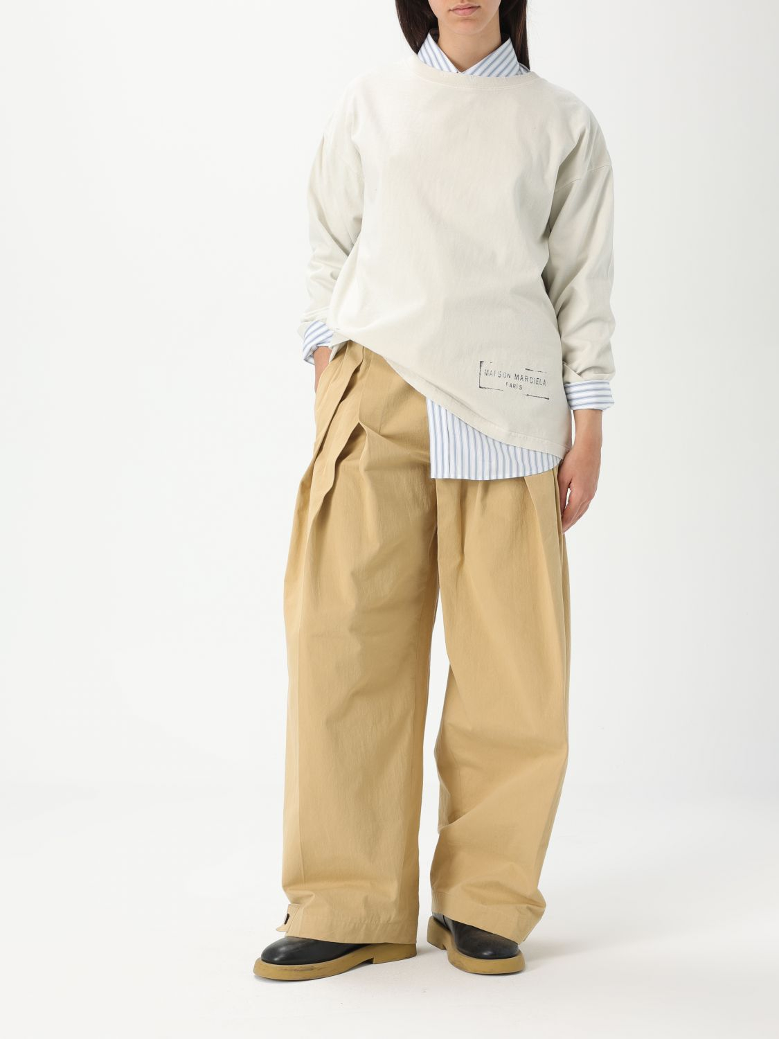 [Maison Margiela] Shirts Long Sleeve FW25 S50DT0049M35311 001F