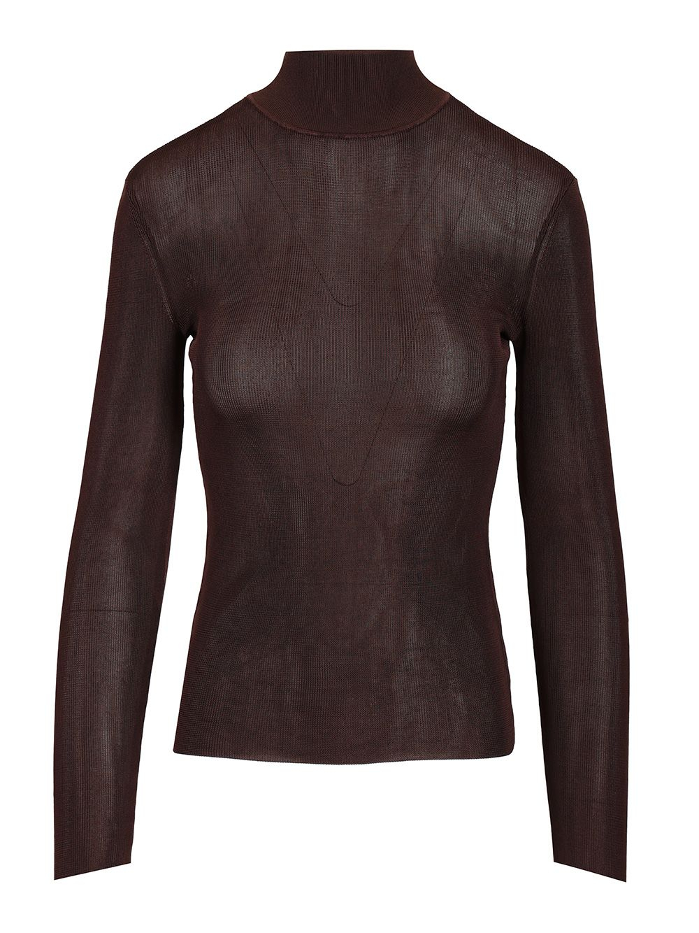 [Self-portrait] Knitwear FW25 PF25-116T-BRBROWN