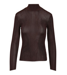 [Self-portrait] Knitwear FW25 PF25-116T-BRBROWN