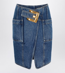[Balmain] Midi skirt SS26 GF1LBB28DG08