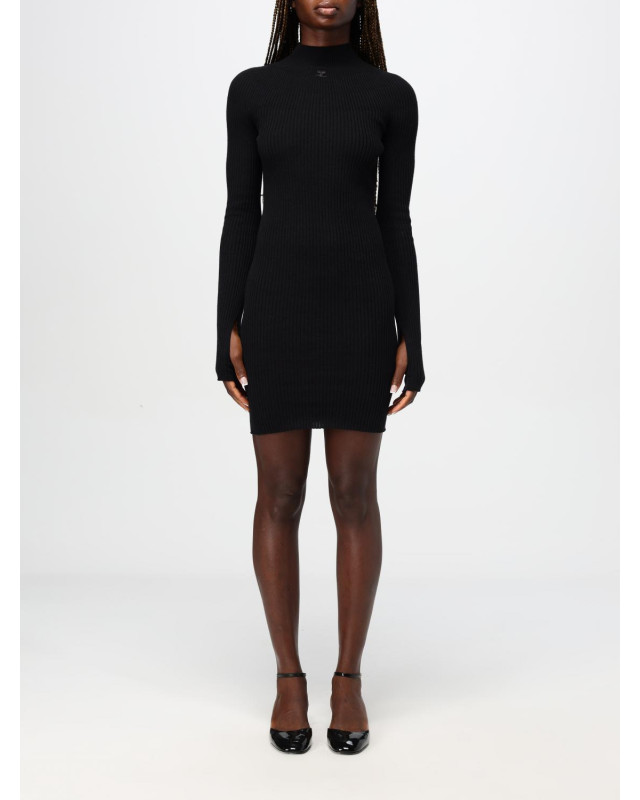 [Courreges] Long sleeve dress FW25 324MRO466FI0049 9999