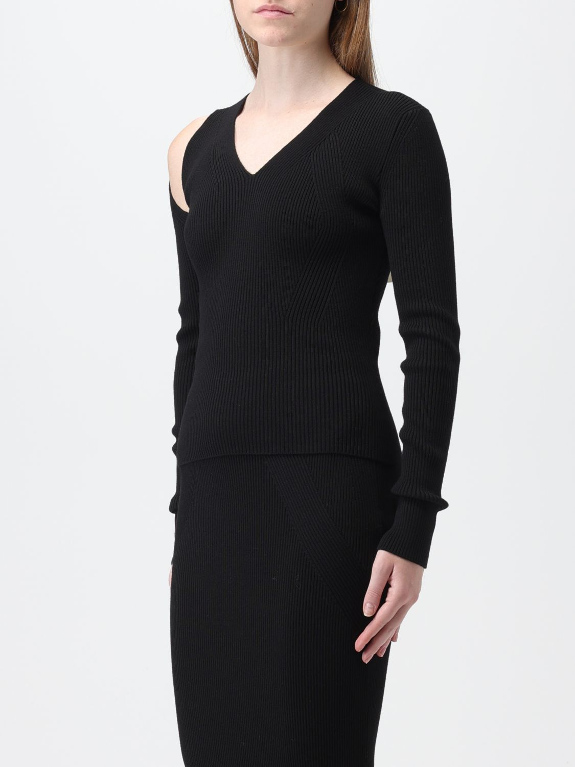 [McQueen] Knitwear FW25 768602Q1A65 1000
