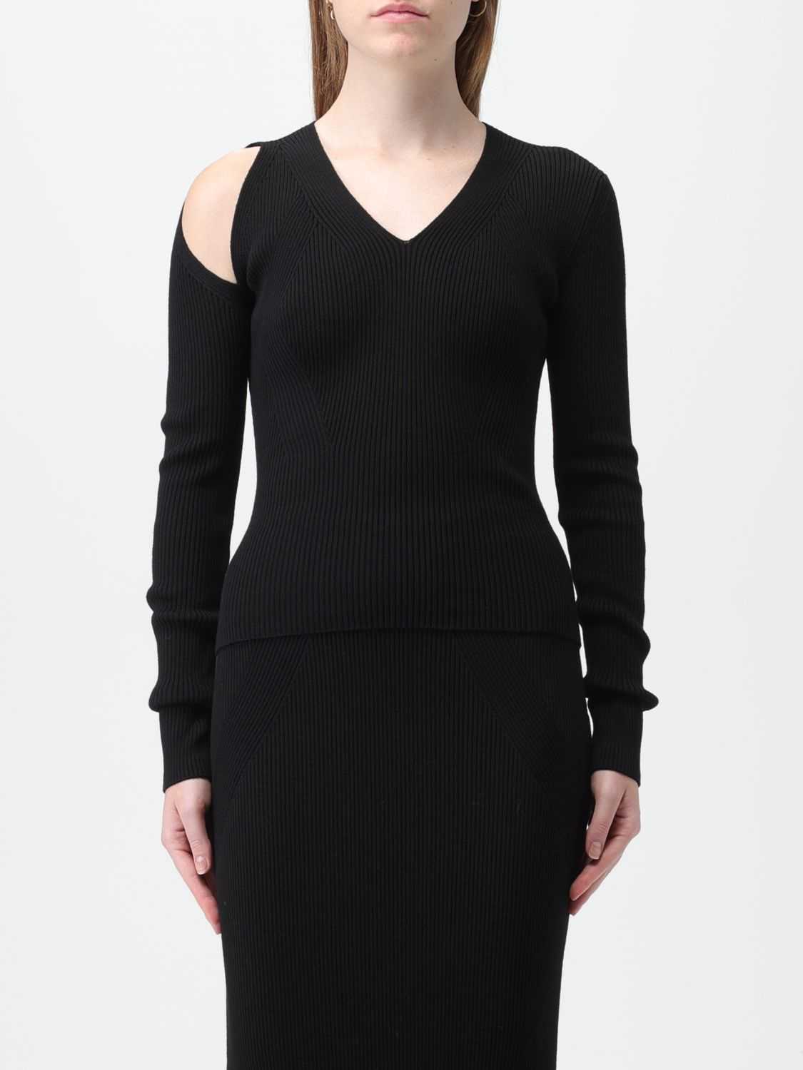 [McQueen] Knitwear FW25 768602Q1A65 1000