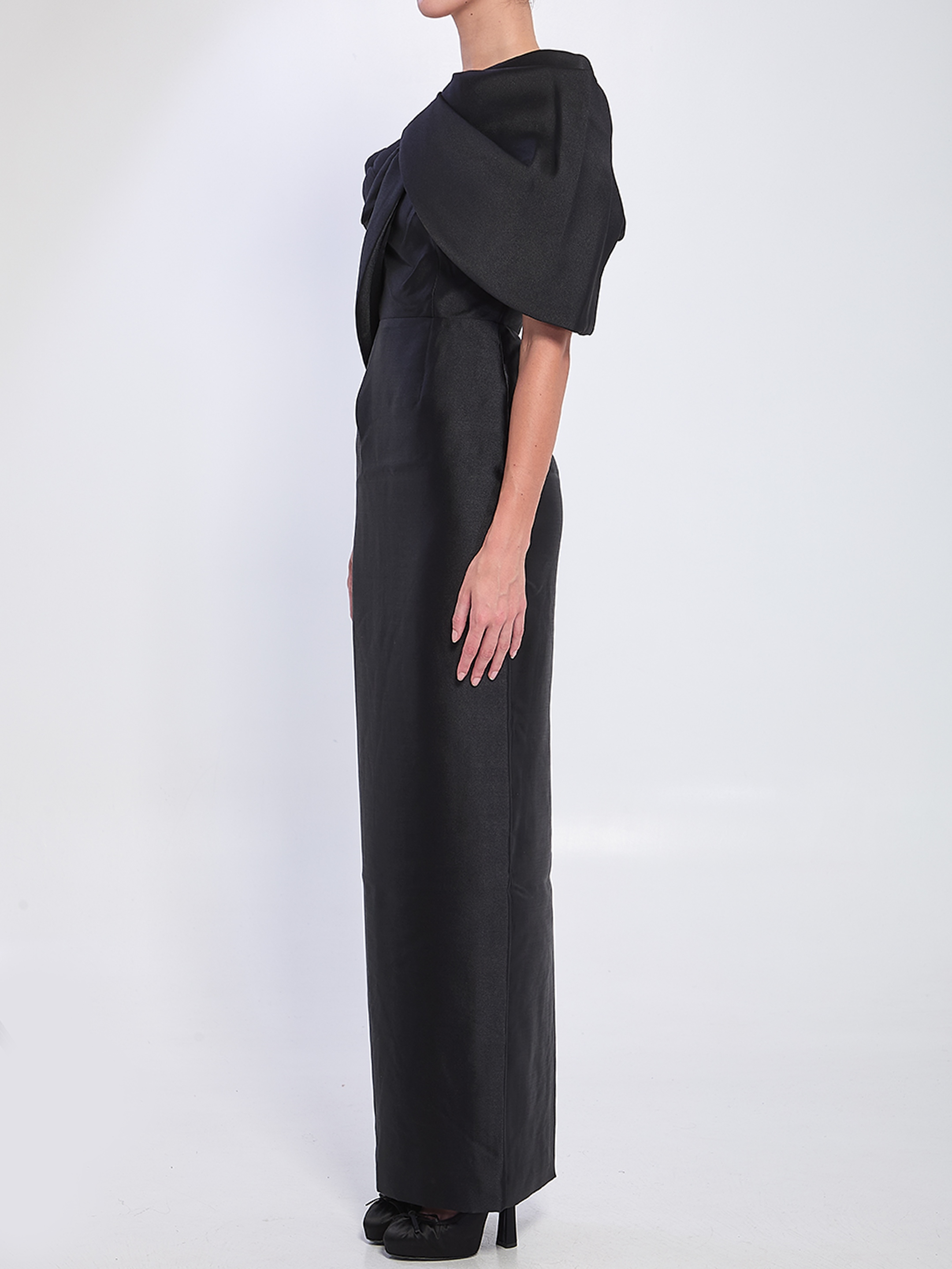 [Solace London] Sleeveless dress FW25 OS44006__BLACK