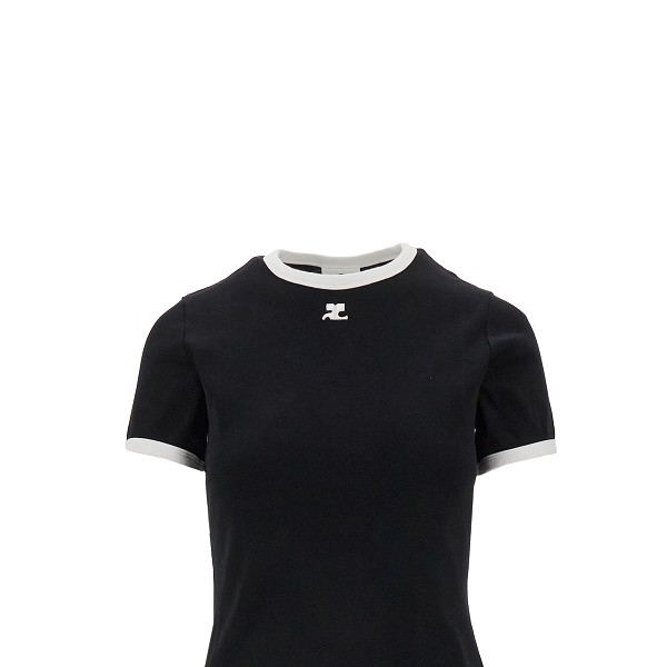 [Courreges] T-shirts Short Sleeve FW26 VESJTS017JS0070.9901-9901