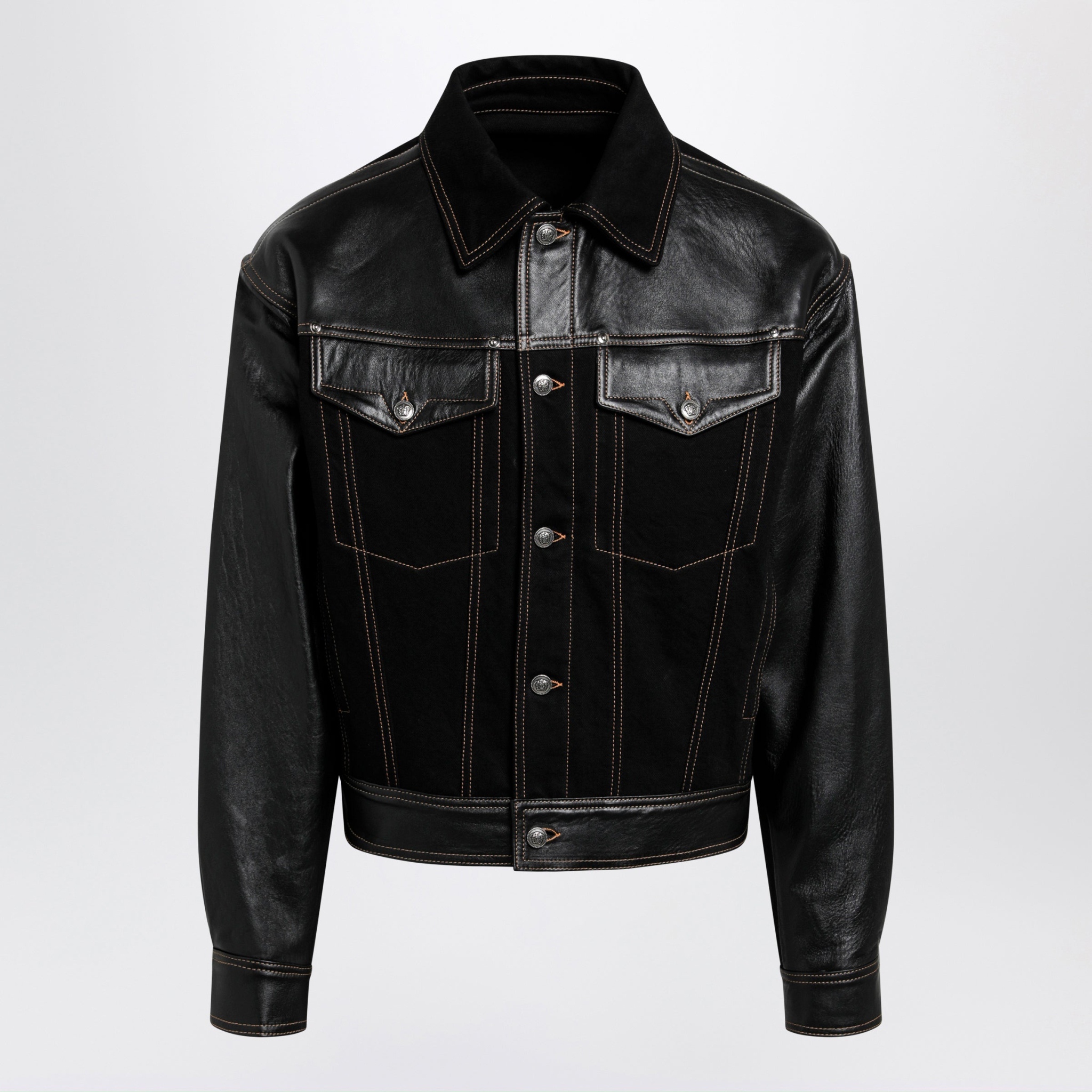 [Versace] Leather Jacket FW26 10254411A18406