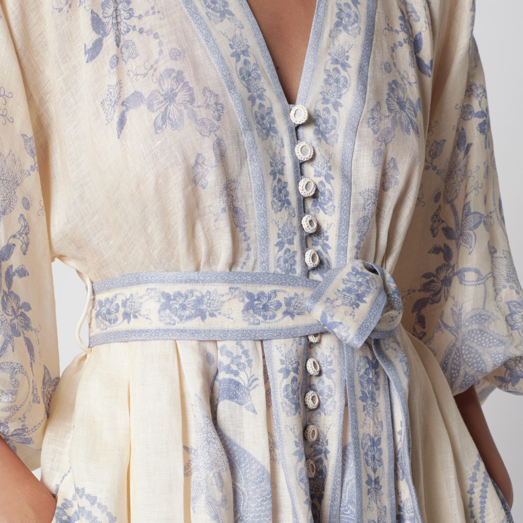 [Zimmermann] Long sleeve dress FW26 3500DSS262LI