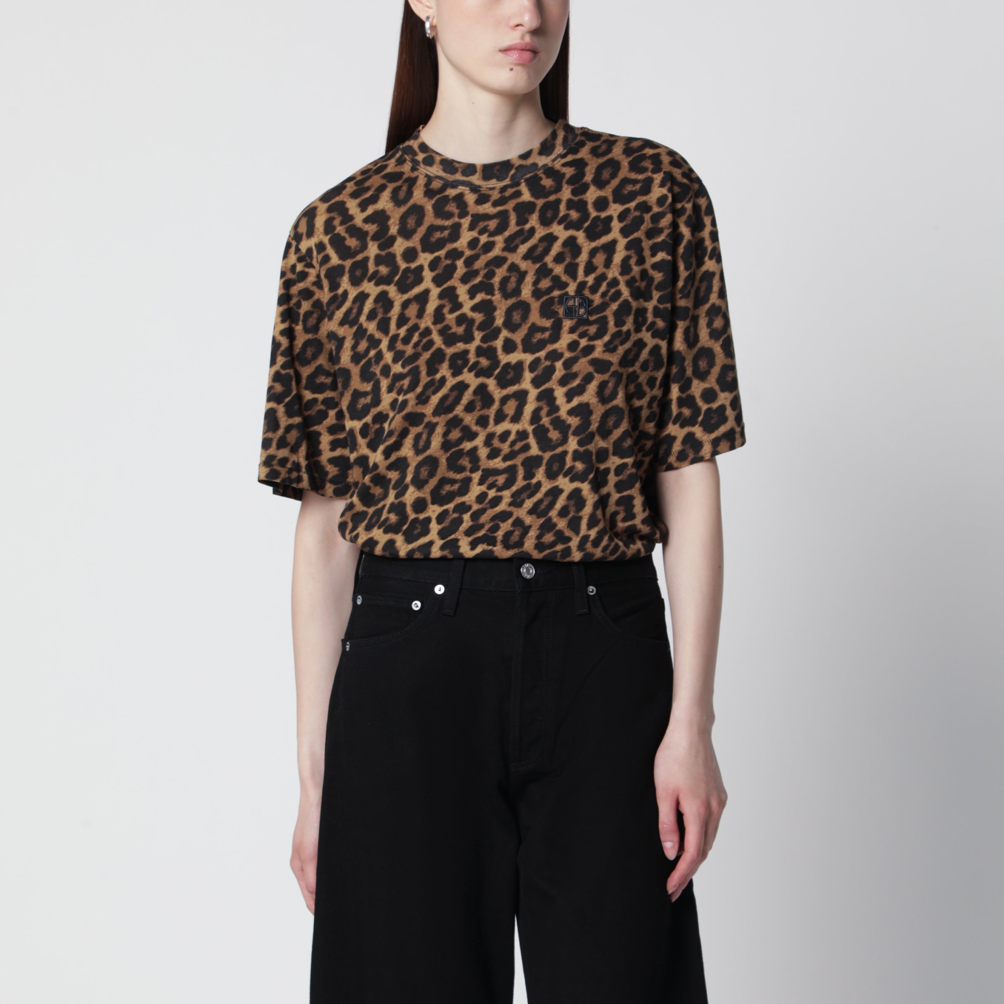 [Anine Bing] T-shirts Short Sleeve FW26 A-08-11154CO