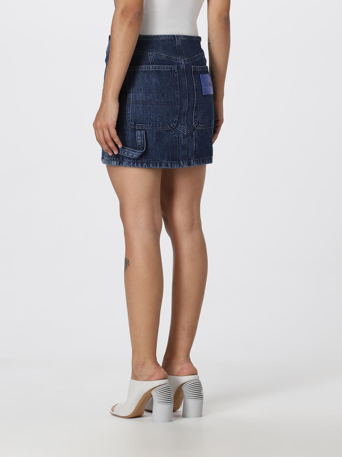 [Off-White] Mini skirt FW25 OWYF019S23DEN001 4500