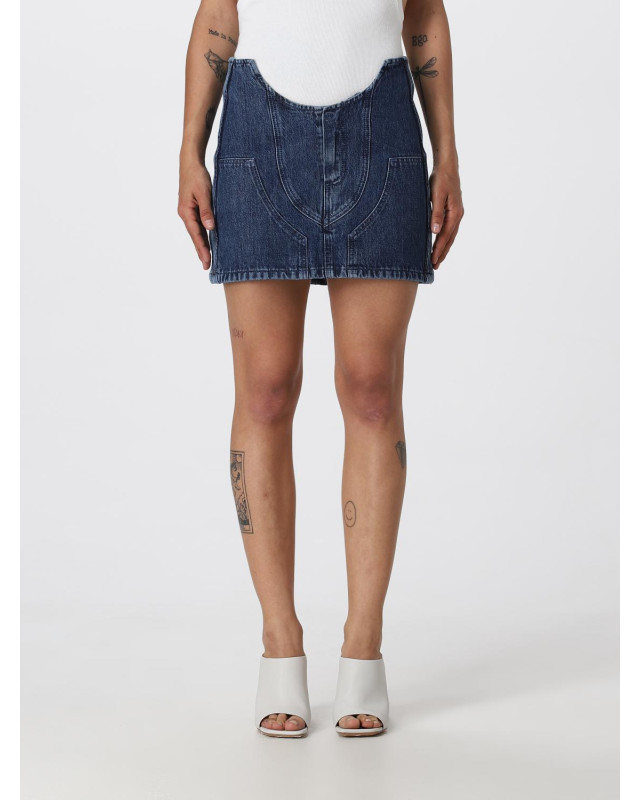 [Off-White] Mini skirt FW25 OWYF019S23DEN001 4500