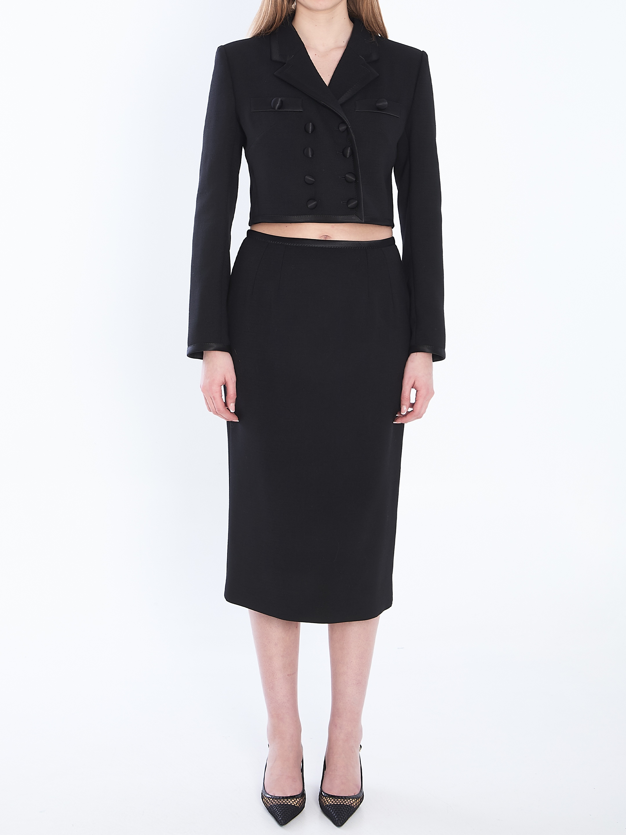 [DOLCE&GABBANA] Midi skirt FW25 F4BBPT_FUBD2_N0000