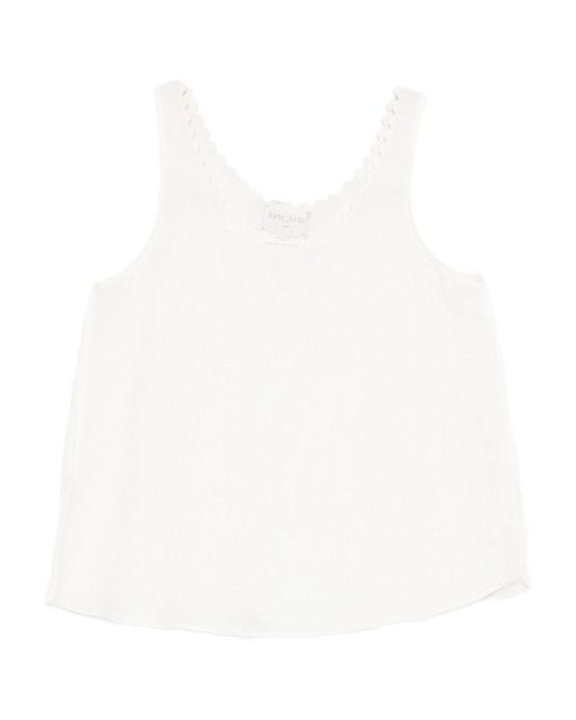 [Forte Forte] T-shirts Sleeveless SS26 14830MYTOPCRYSTAL