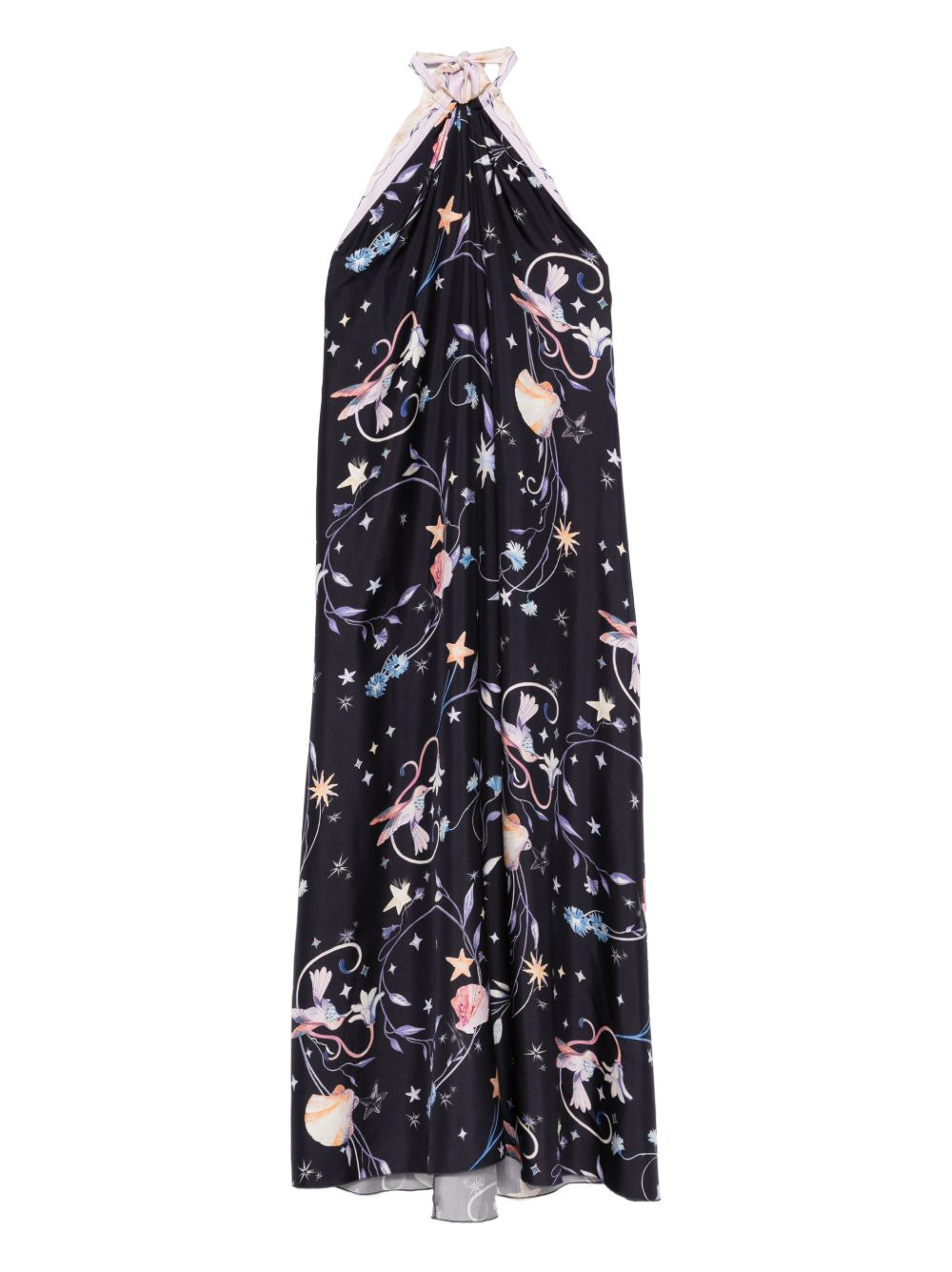 [Forte Forte] Sleeveless dress SS26 14923MYDRESSMIDNIGHT