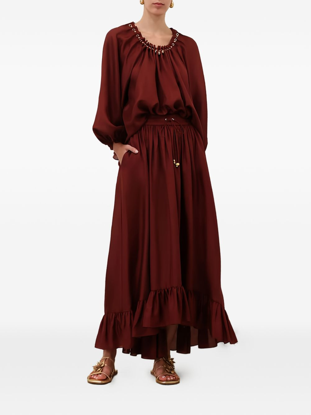 [Zimmermann] Midi skirt FW26 8440SSS261MER