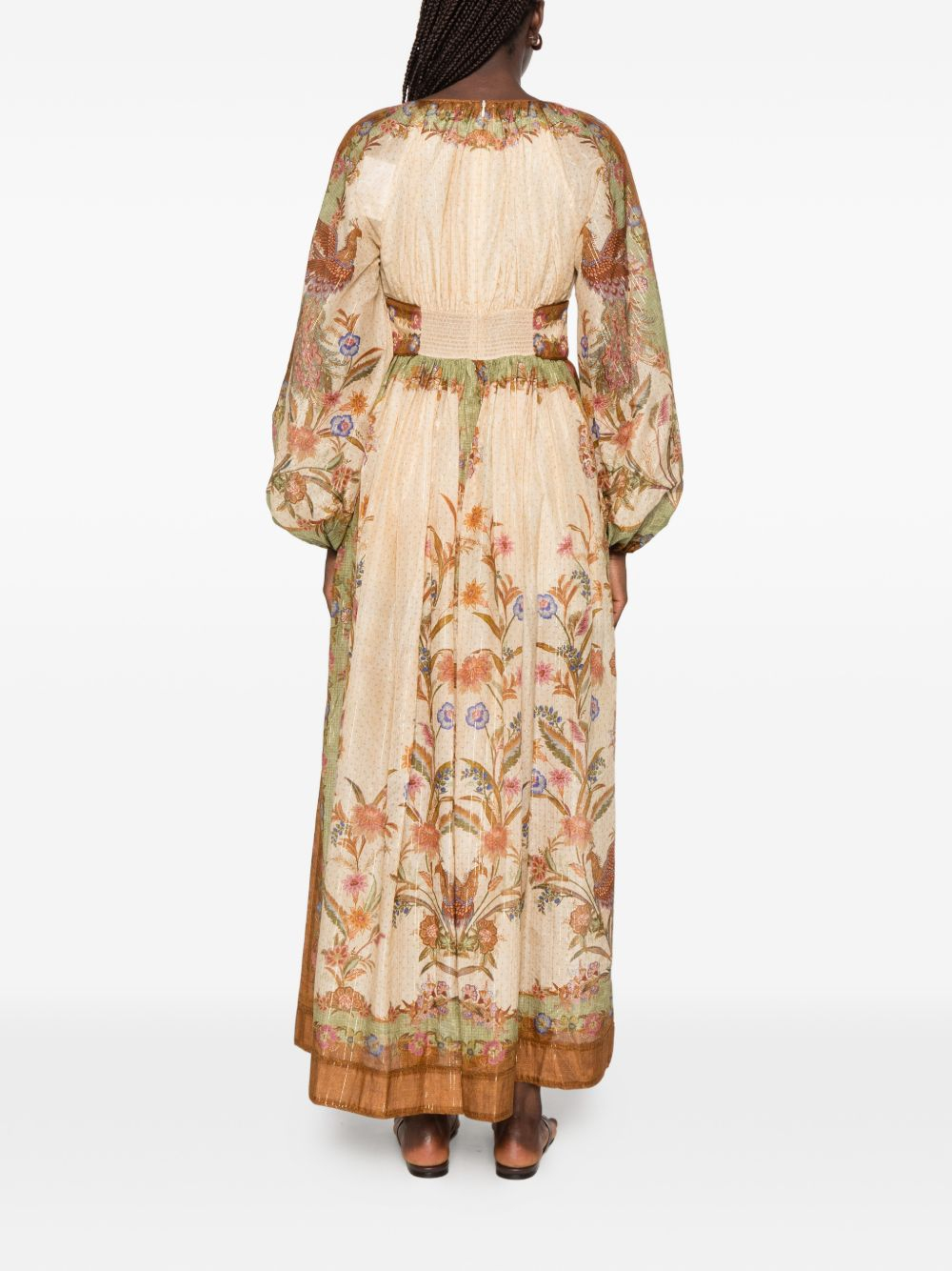 [Zimmermann] Short sleeve dress FW26 5947DSS262CKSF