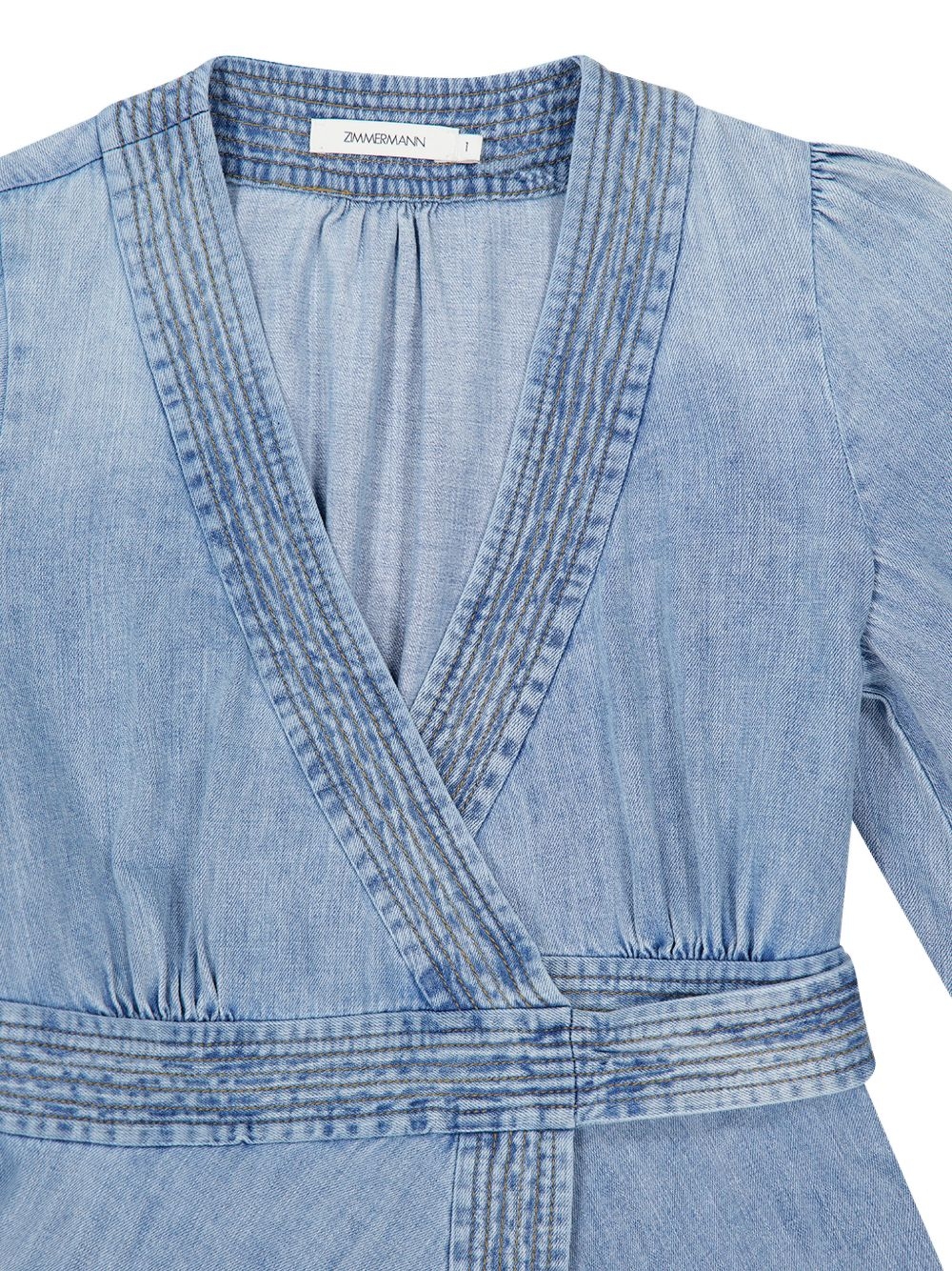 [Zimmermann] Short sleeve dress FW26 7266DSS262SKYLK