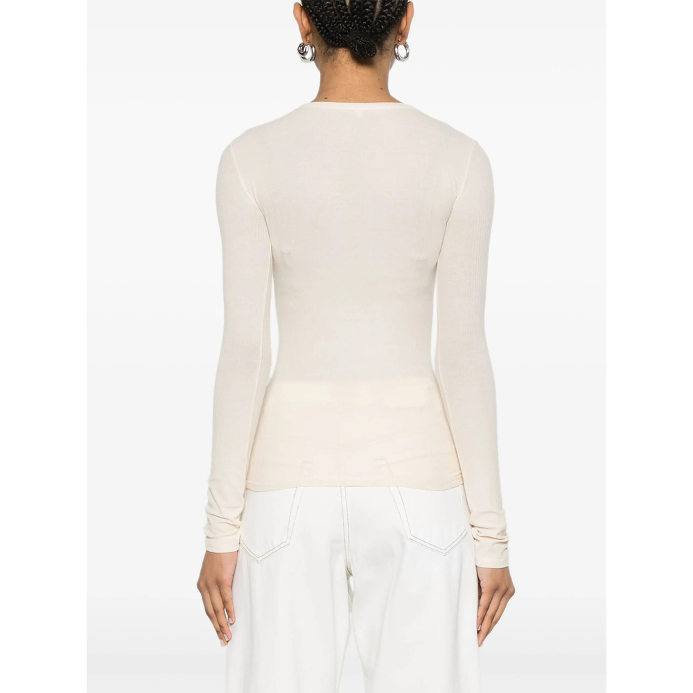 [BASERANGE] T-shirts Long Sleeve FW26 TOHLS-RB HEART UNDYE