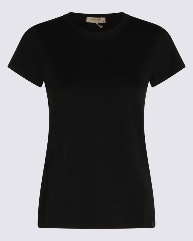 [Rag & Bone] T-shirts Short Sleeve FW26 W272C32CHBLK