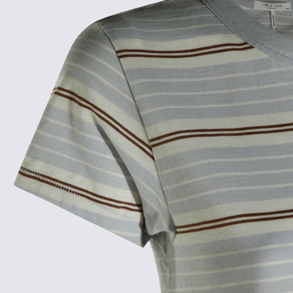 [Rag & Bone] T-shirts Short Sleeve FW26 RE7M32PT3KWLTBLUMLTI