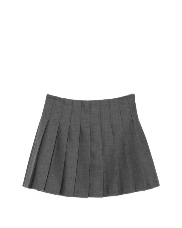 [Self - portrait] Mini skirt FW26 PF26-006SK-GRGREY