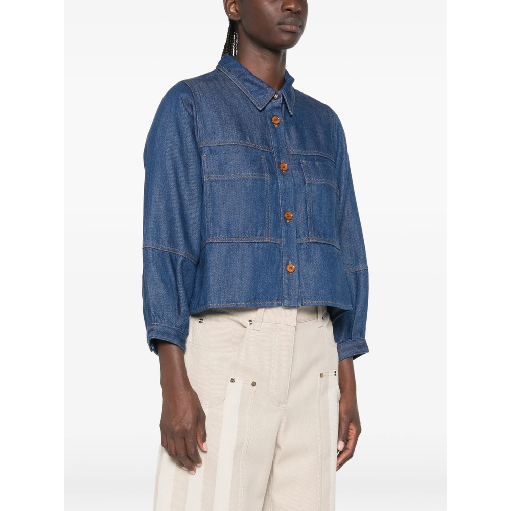 [SESSUN] Blouse FW26 22210003 LEONE DENBL