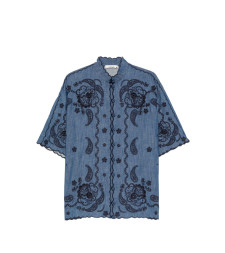 [Zimmermann] Shirts Short Sleeve FW26 8360TSS261RWBLU