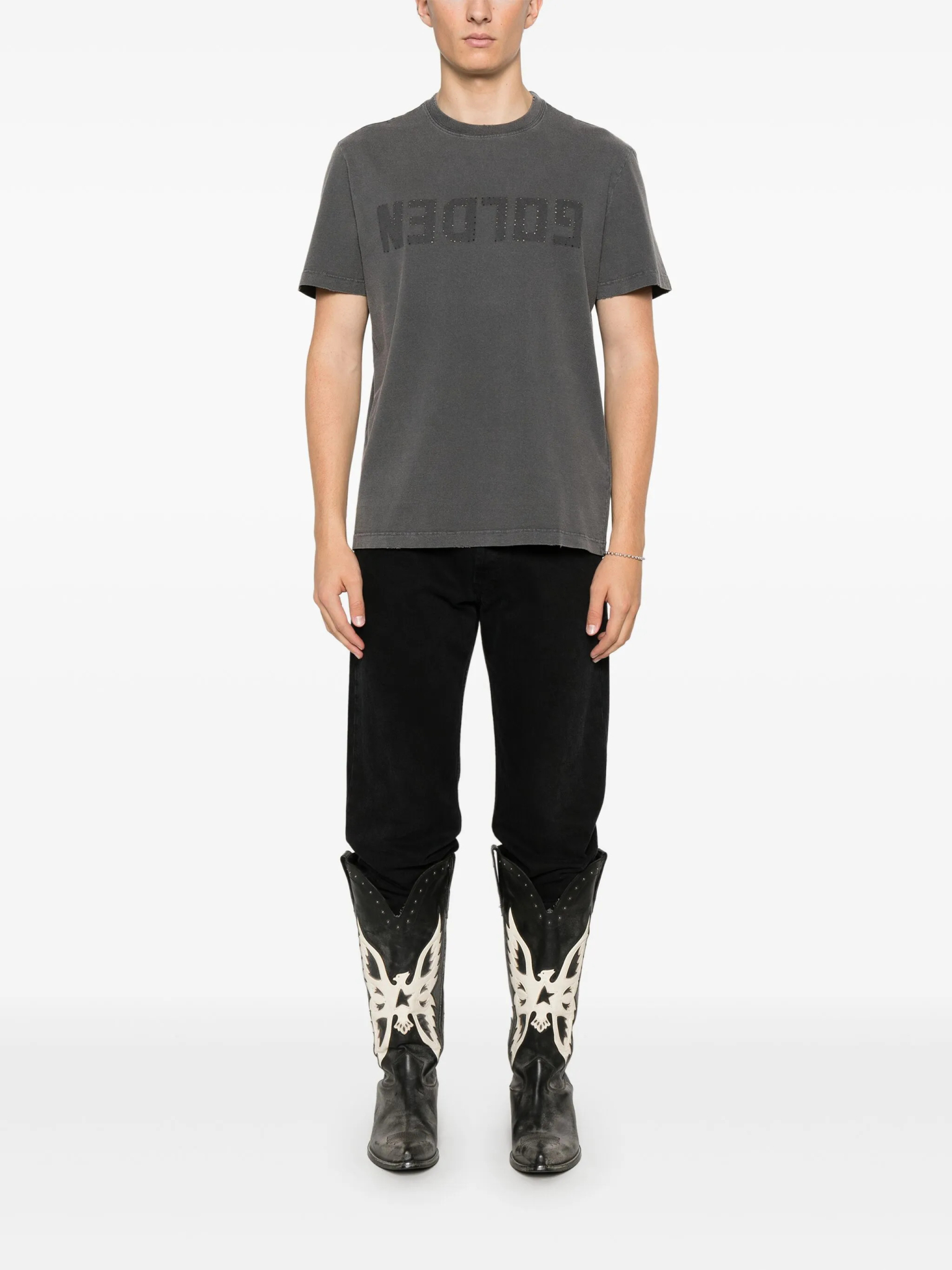 [Golden Goose] T-shirts Short Sleeve FW26 GMP01220P00067160318