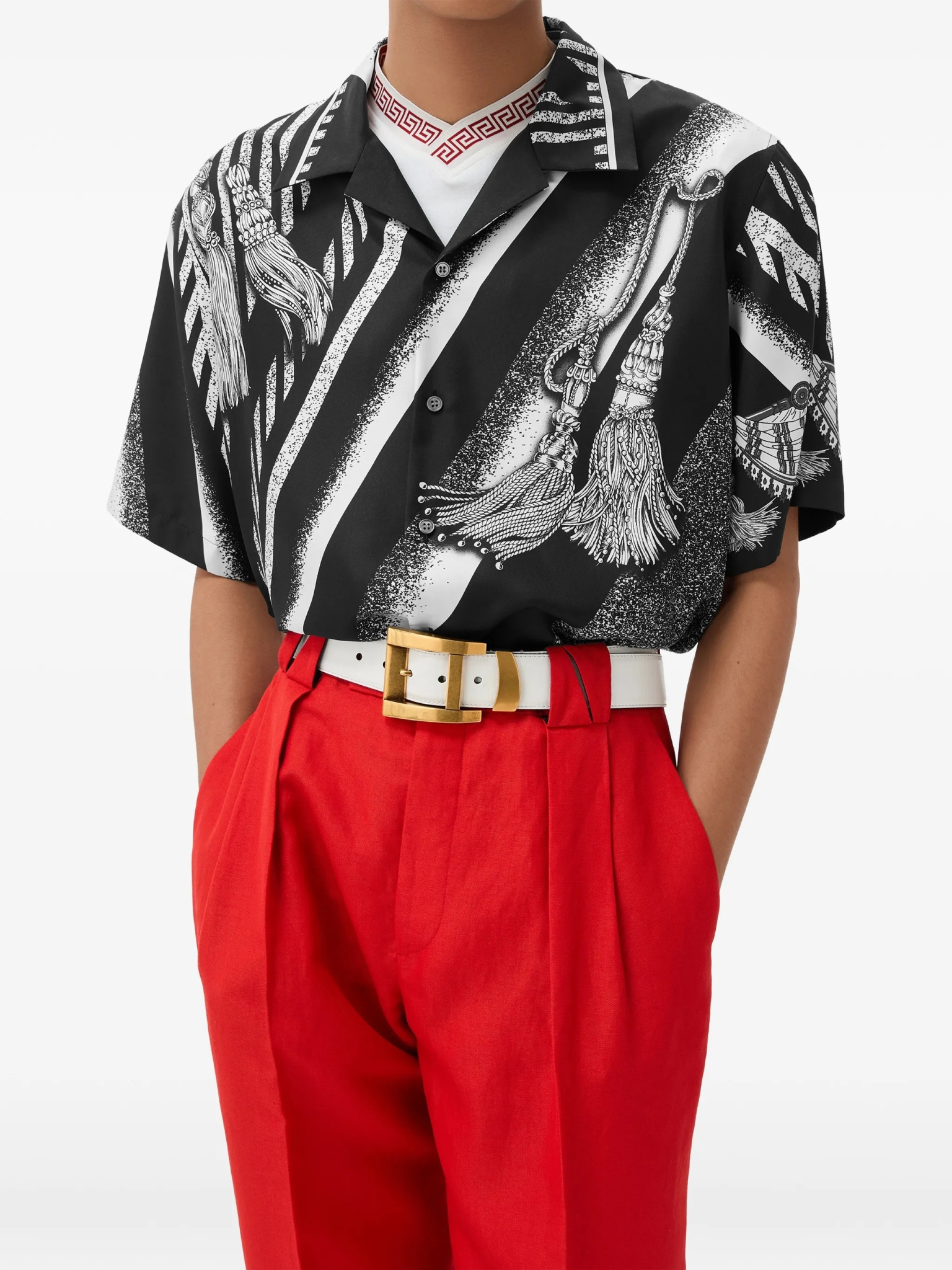 [Versace] Shirts Short Sleeve FW26 10257031A186815B040