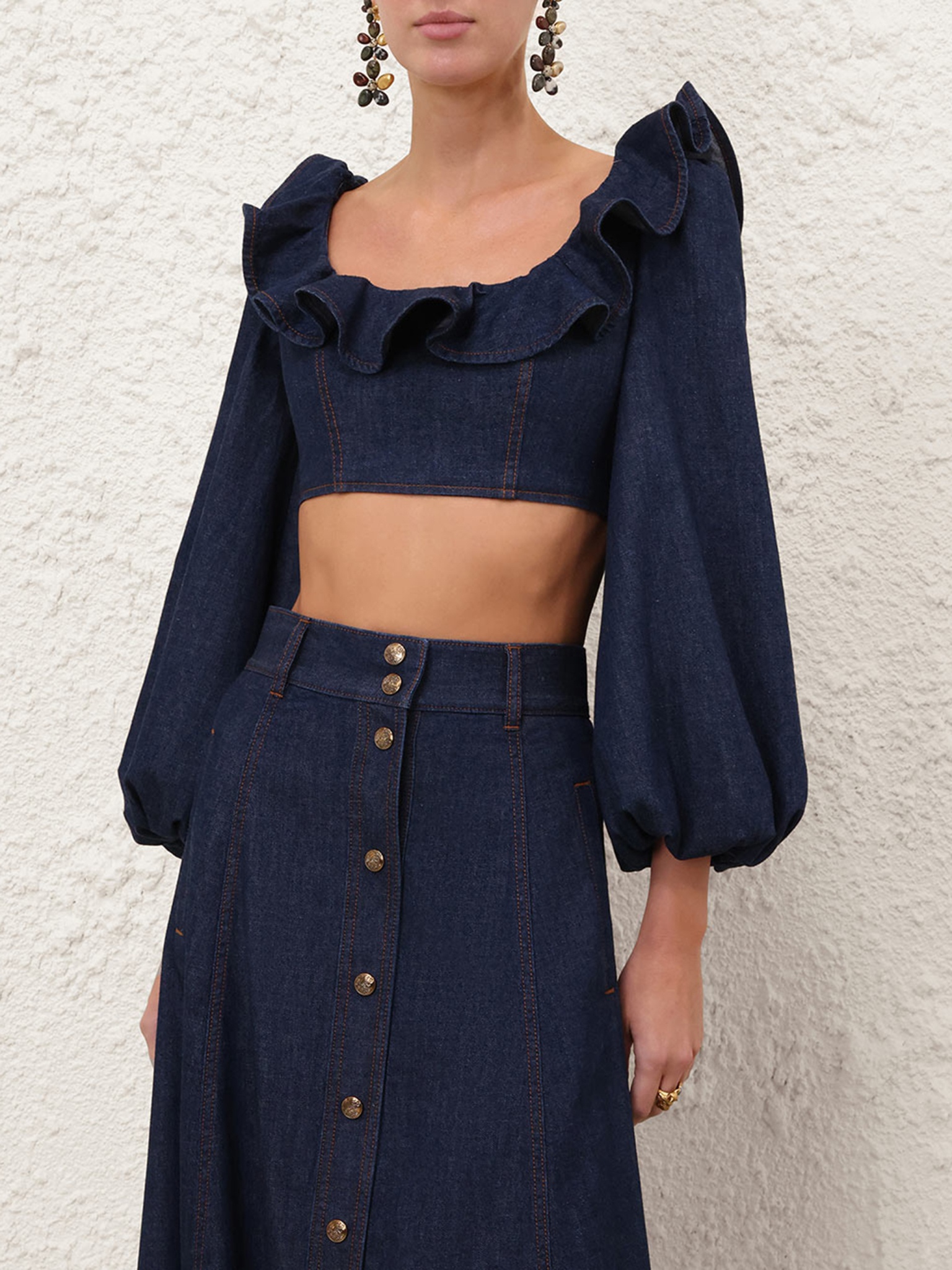[Zimmermann] Blouse FW26 7193TSS261INK