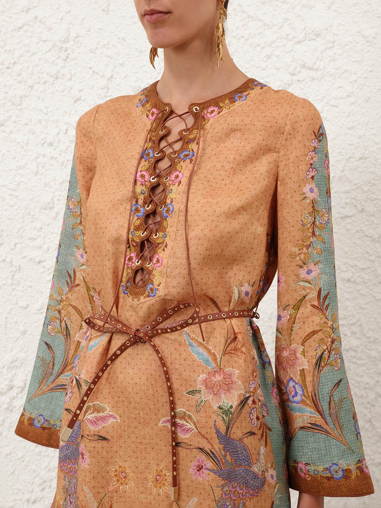 [Zimmermann] Long sleeve dress FW26 8077DSS262TSCF
