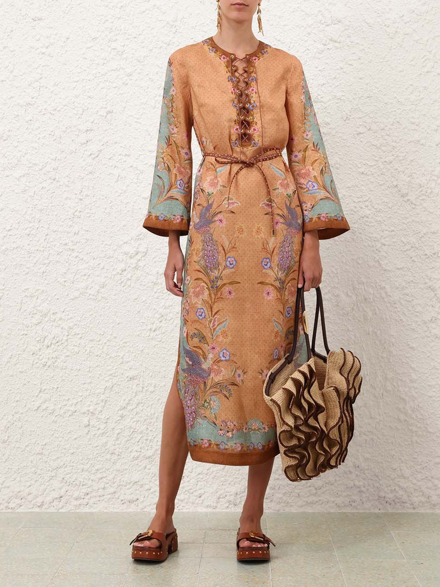 [Zimmermann] Long sleeve dress FW26 8077DSS262TSCF