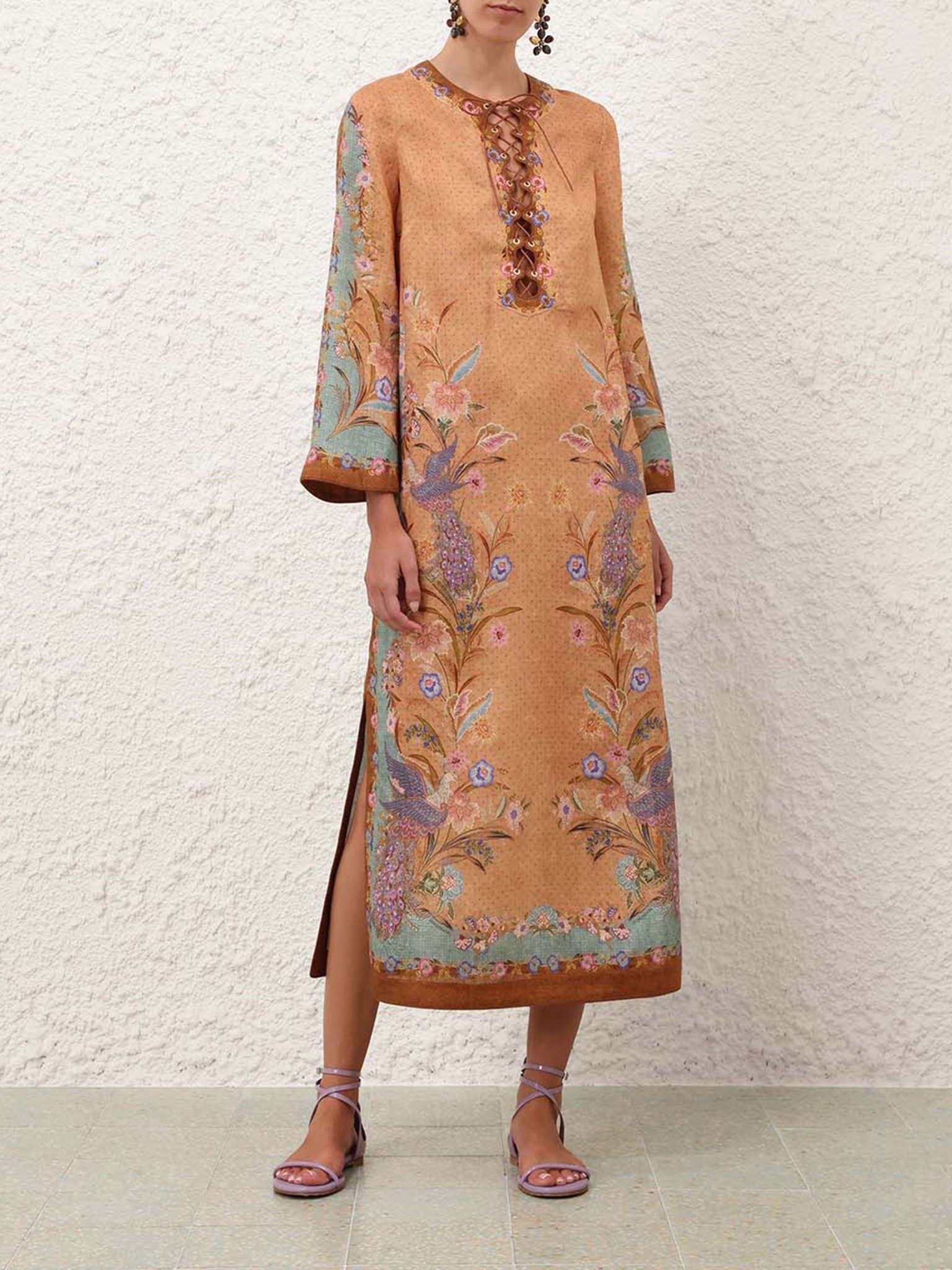 [Zimmermann] Long sleeve dress FW26 8077DSS262TSCF